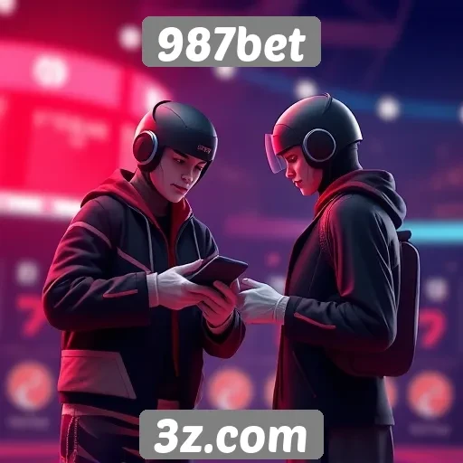 Funcionalidades móveis do site 987bet em destaque